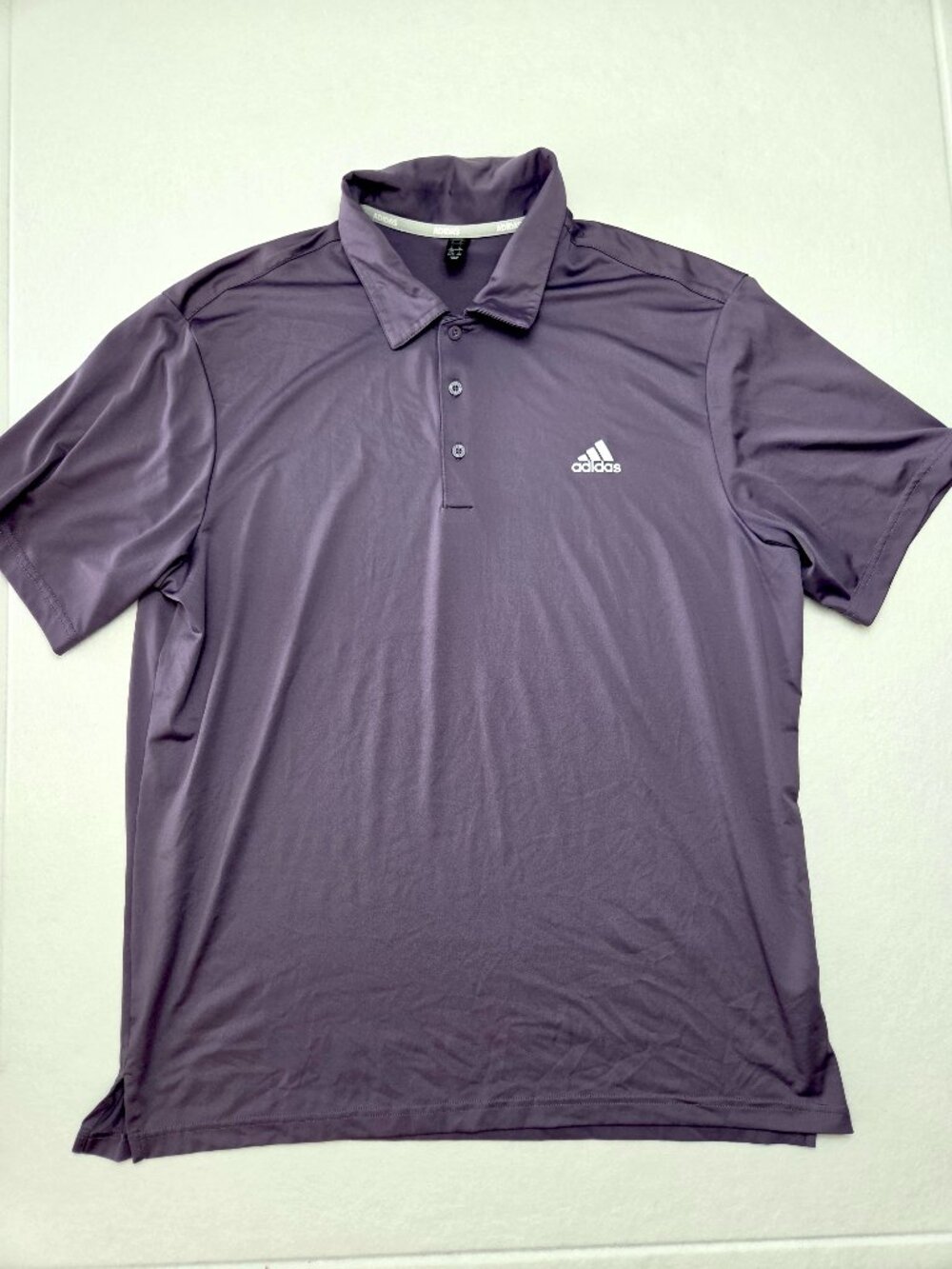 Adidas Golf Men’s XL Purple Performance Polo Shirt Short Sleeve Stretch